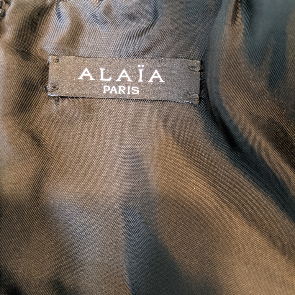 Alaia Leather Maxi skirt size XL (44) BNWT - Picture 6 of 11